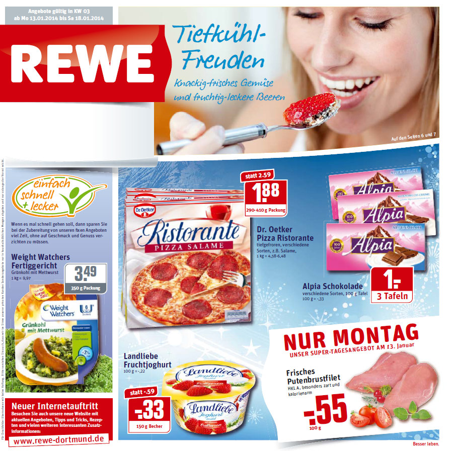 Neues In Der Werbung Real Und Rewe Dortmund Frischen Sich Auf